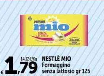 Nestle Mio Formaggino Senza Lattosio Gr Offerta Di Carrefour Market