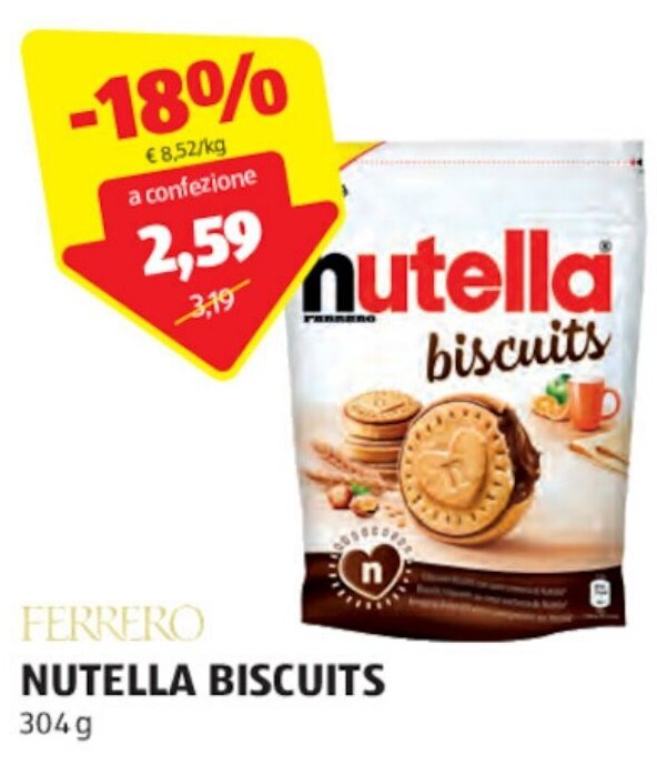 Ferrero Nutella Biscuits G Offerta Di Aldi