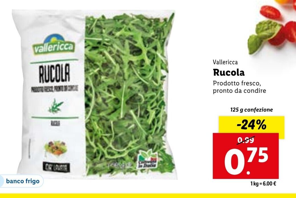 RUCOLA 125 G Confezione Offerta Di Lidl