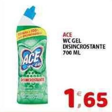 Offerta ACE WC GEL DISINCROSTANTE 700 ML Nel Volantino Di Mio Market