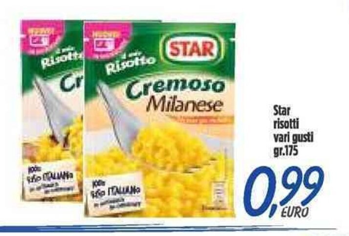 Star Risotti Vari Gusti Gr Offerta Di Orizzonte Supermercati