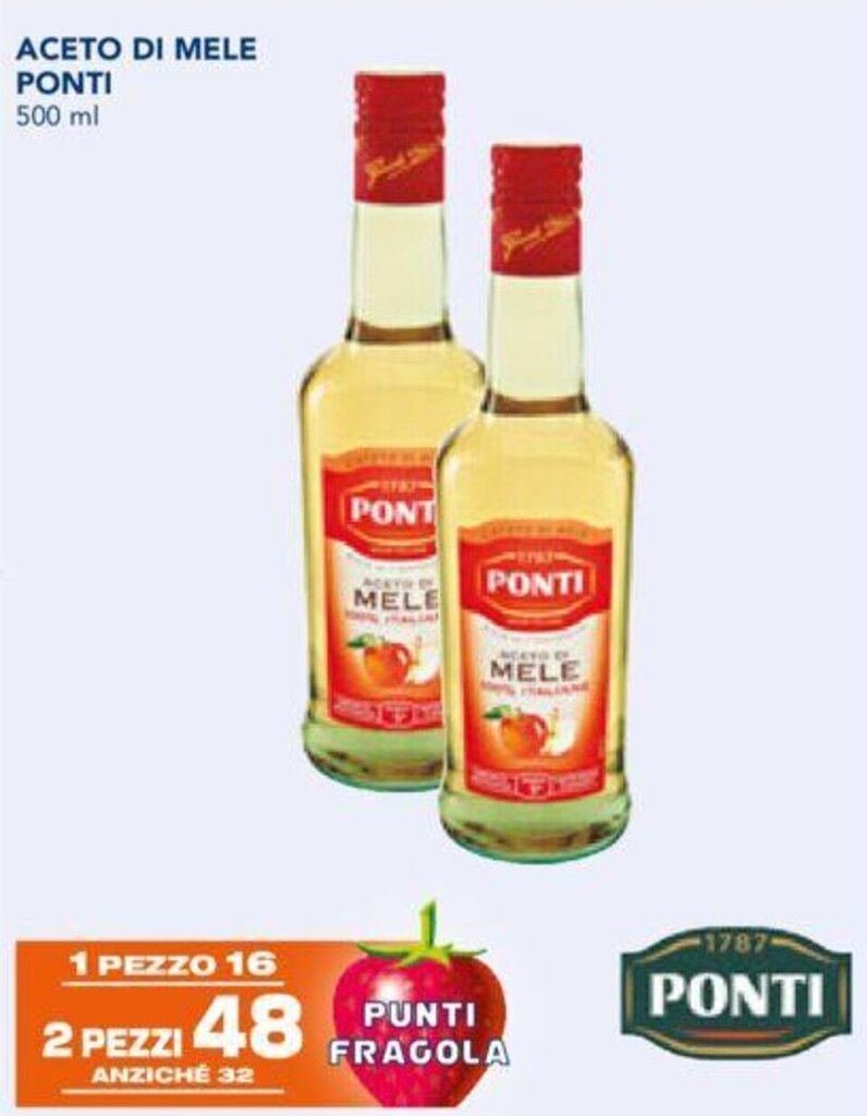 ACETO DI MELE PONTI 500 Ml Offerta Di Esselunga