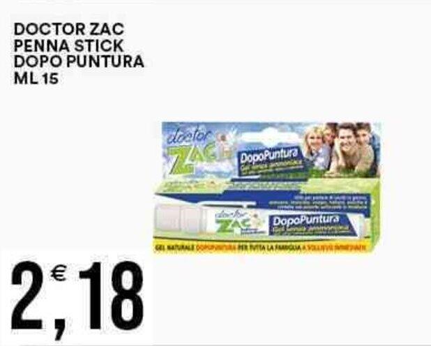 DOCTOR ZAC PENNA STICK DOPO PUNTURA ML 15 Offerta Di Premium Cash Carry