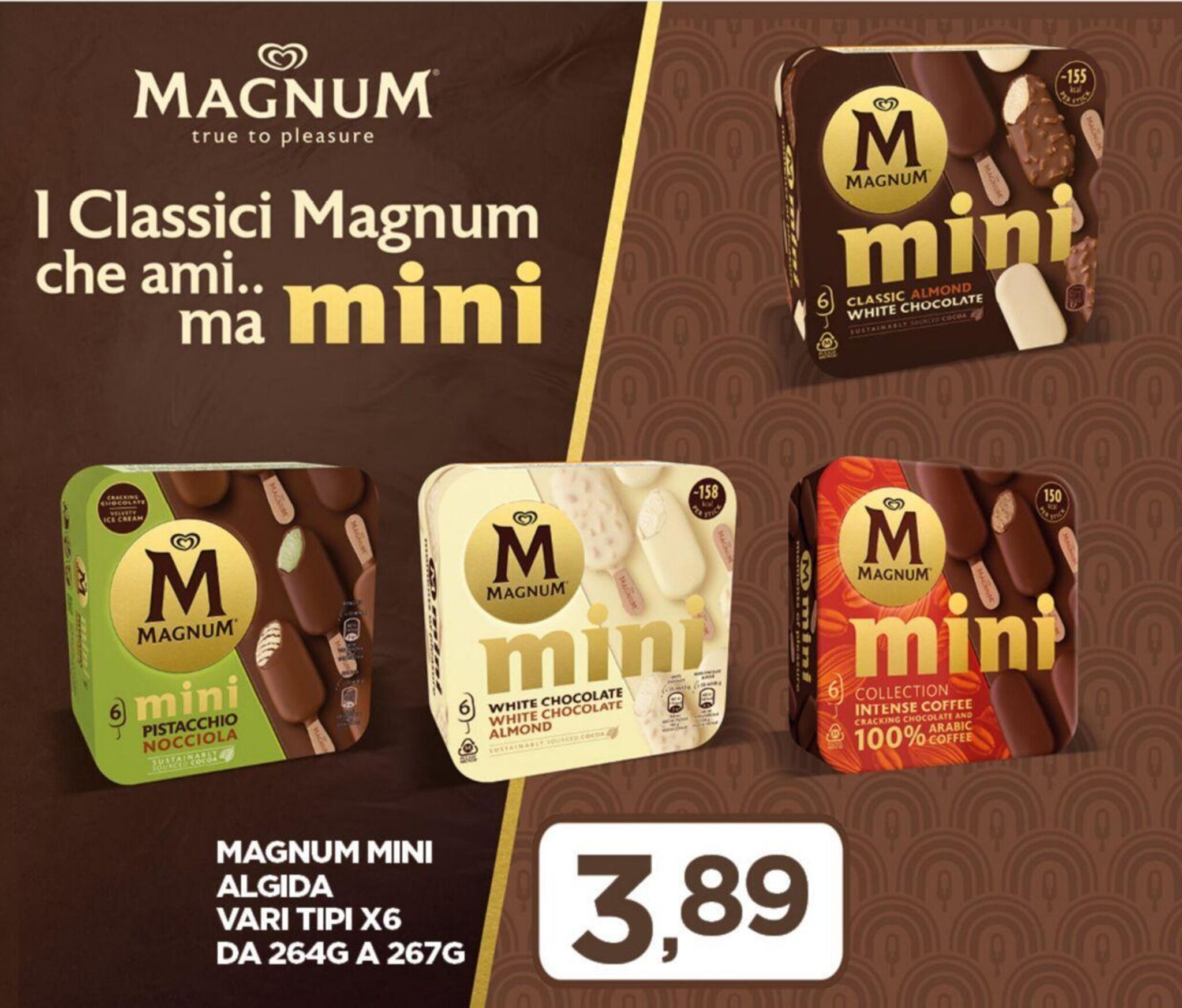 Magnum Mini Algida Vari Tipi X Da G A G Offerta Di Interspar