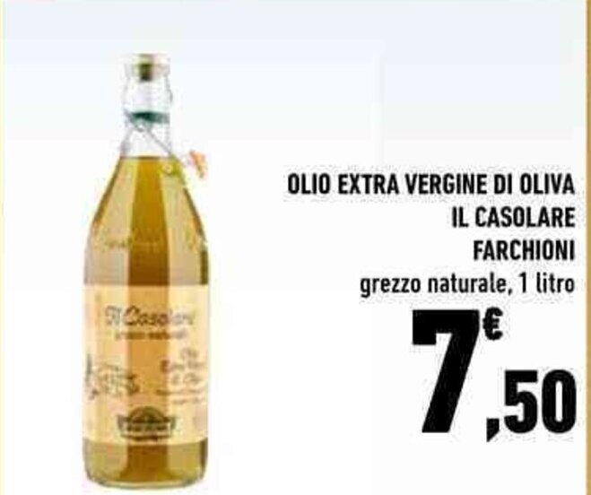 Olio Extra Vergine Di Oliva Il Casolare Farchioni Grezzo Naturale