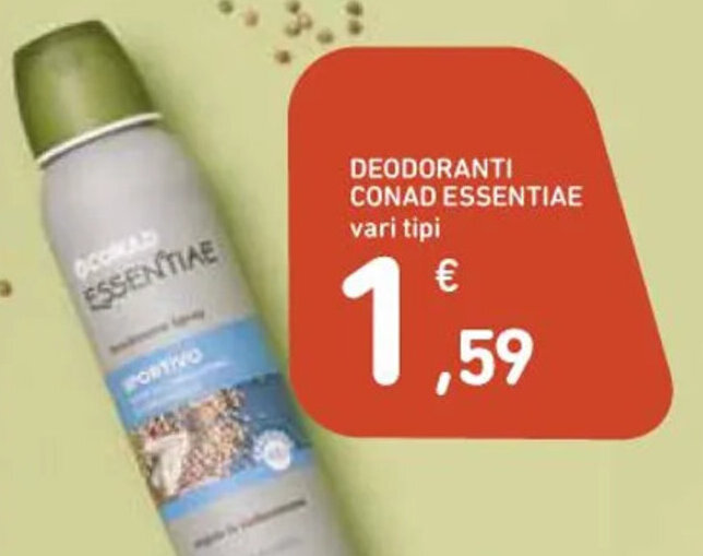 DEODORANTI CONAD ESSENTIAE Vari Tipi Offerta Di Conad Superstore