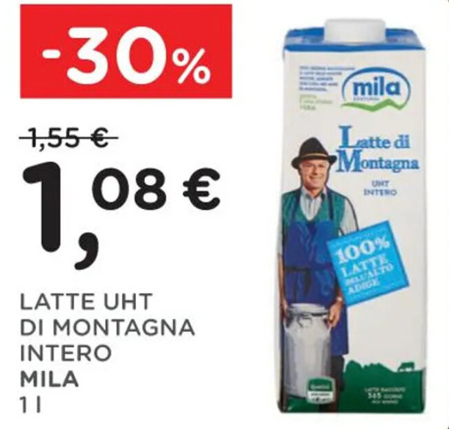 LATTE UHT DI MONTAGNA INTERO MILA 1 L Offerta Di Poli