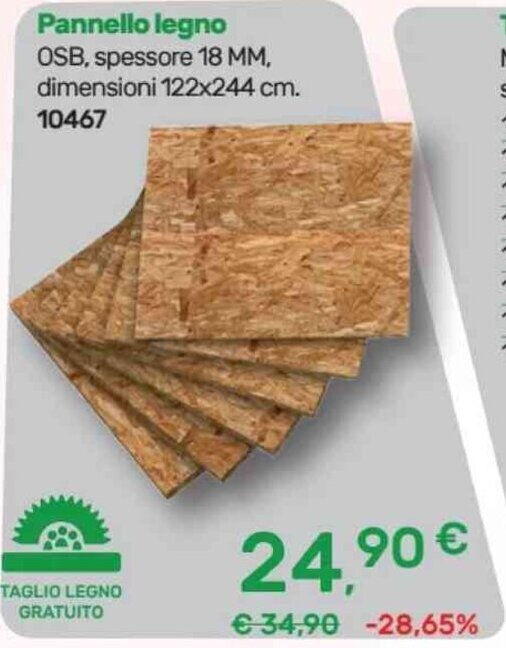 Pannello Legno Osb Spessore Mm Dimensioni X Cm