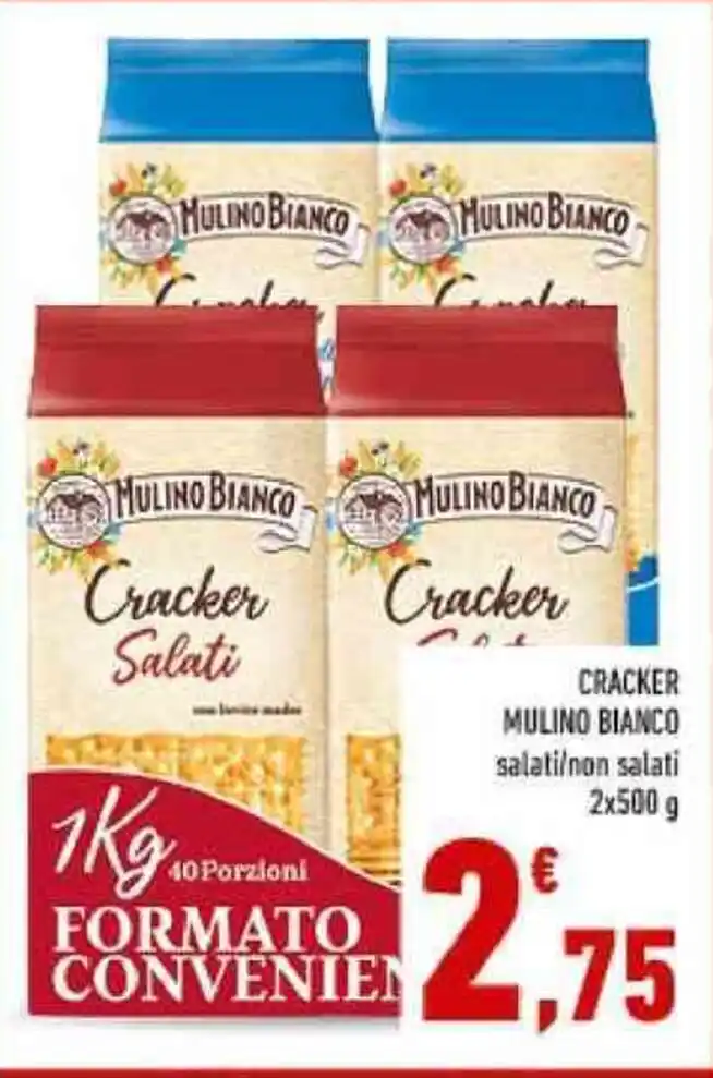 Cracker Mulino Bianco Salati Non Salati X G Offerta Di Conad