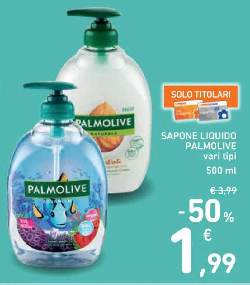 Sapone Liquido Palmolive Vari Tipi Ml Offerta Di Spazio Conad