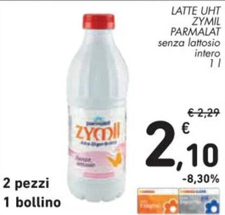 Offerta LATTE UHT BESCIAMELLA CHEF ZYMIL PARMALAT PARMALAT 200 Ml Senza