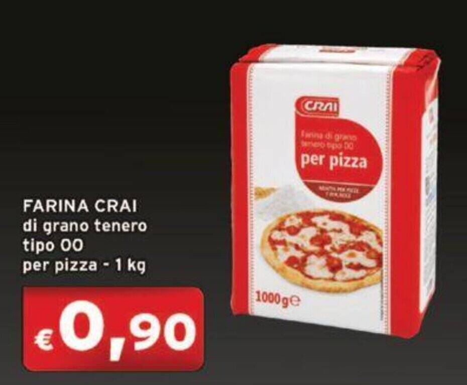 FARINA CRAI Di Grano Tenero Tipo 00 Per Pizza 1 Kg Offerta Di Crai