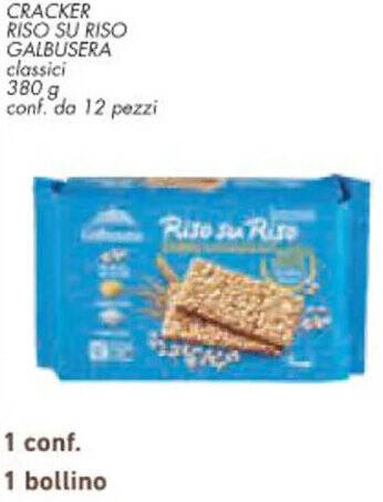 Cracker Riso Su Riso Galbusera Classici G Offerta Di Conad Margherita