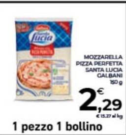 Mozzarella Pizza Perfetta Santa Lucia Galbani G Offerta Di Conad City