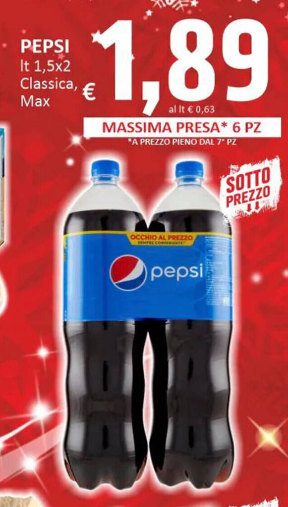 PEPSI Lt 1 5x2 Classica Max Offerta Di Paghi Poco