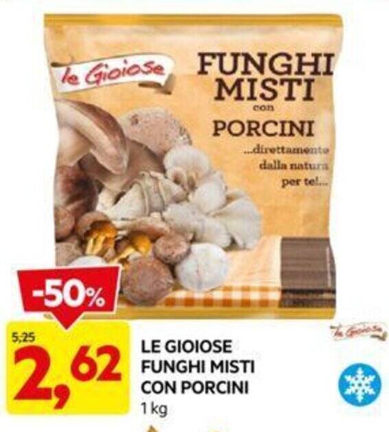 Le Gioiose Funghi Misti Con Porcini Kg Offerta Di Dpi