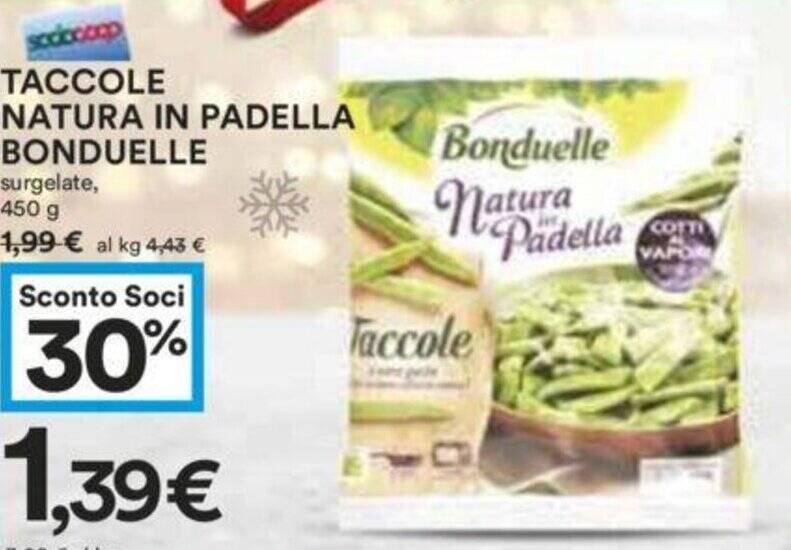 TACCOLE NATURA IN PADELLA BONDUELLE 450 G Offerta Di Coop