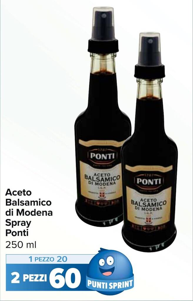 Aceto Balsamico Di Modena Spray Ponti 250 Ml Offerta Di Carrefour Market