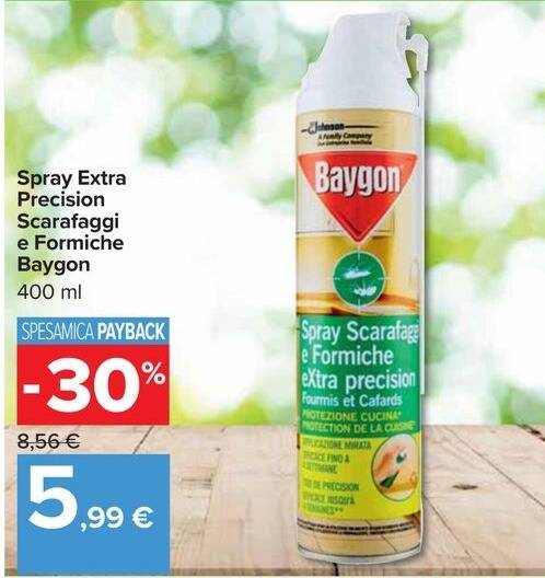 Offerta Spray Extra Precision Scarafaggi E Formiche Baygon Nel