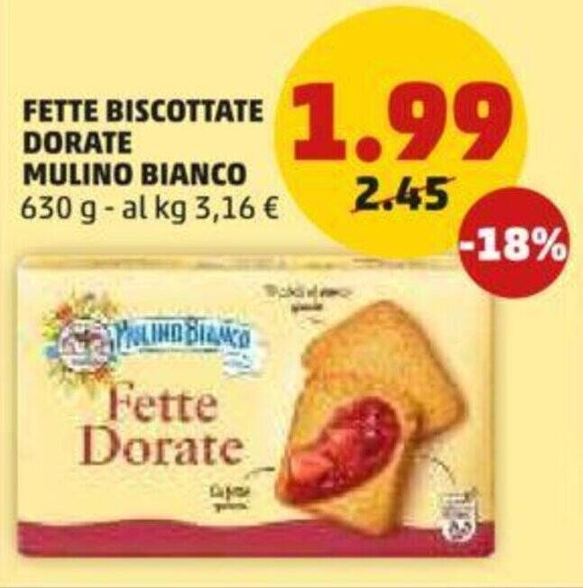 Offerta Fette Biscottate Dorate Mulino Bianco G Nel Volantino Di Penny