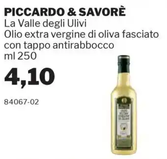 Piccardo Savor La Valle Degli Ulivi Olio Extra Vergine Di Oliva Con