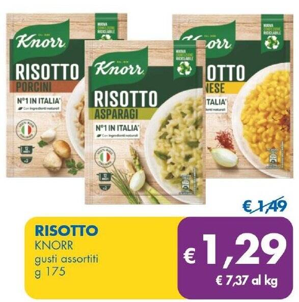 Offerta Risotto Knorr Gusti Assortiti G Nel Volantino Di Md Discount