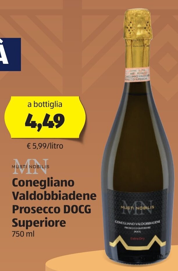 Offerta Musti Nobilis Conegliano Valdobbiadene Prosecco DOCG Superiore