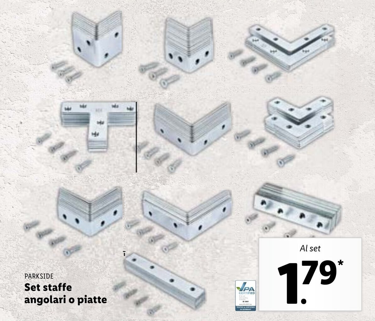 Parkside Set Staffe Angolari O Piatte Offerta Di Lidl