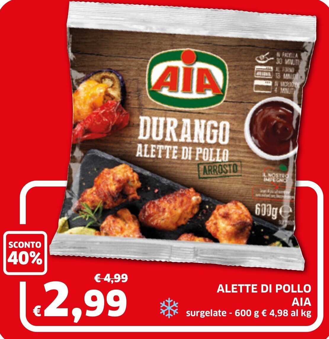 Aia Alette Di Pollo G Offerta Di Ecu Discount