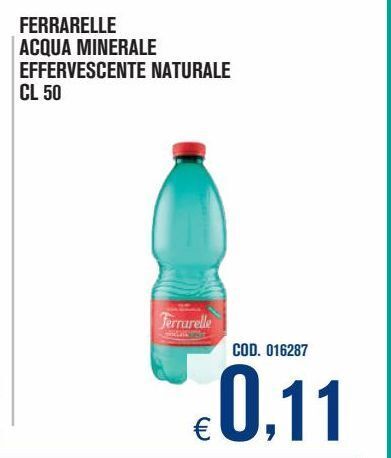 Ferrarelle Acqua Minerale Effervescente Naturale Cl Offerta Di Adhoc