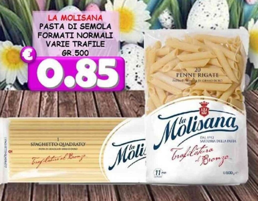 La Molisana Pasta Di Semola Formati Normali Varie Trafile Gr