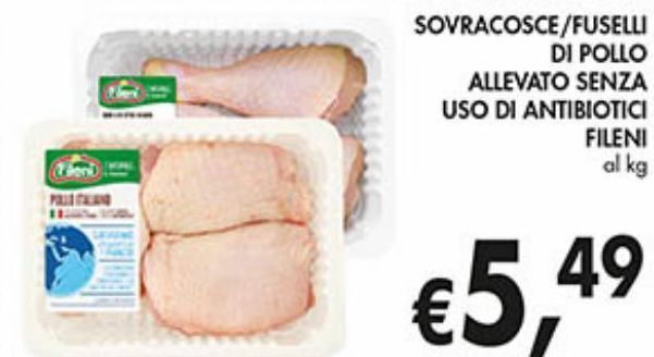 Sovracosce Fuselli Di Pollo Allevato Senza Uso Di Antibotici Fileni