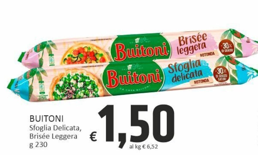 Buitoni Sfoglia Delicata Bris E Leggera G Offerta Di Paghi Poco