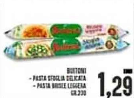 Offerta Buitoni Pasta Sfoglia Delicata Pasta Brisée Leggere nel