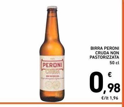 Birra Peroni Cruda Non Pastorizzata Cl Offerta Di Spazio Conad