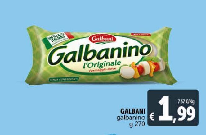 Offerta Galbanino Galbani G 270 Nel Volantino Di Deco Supermercati