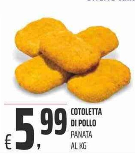 Cotoletta Di Pollo Panata Offerta Di Coop