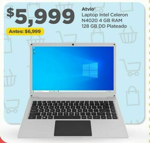 Laptop Intel Celeron Atvio Oferta En Bodega Aurrer