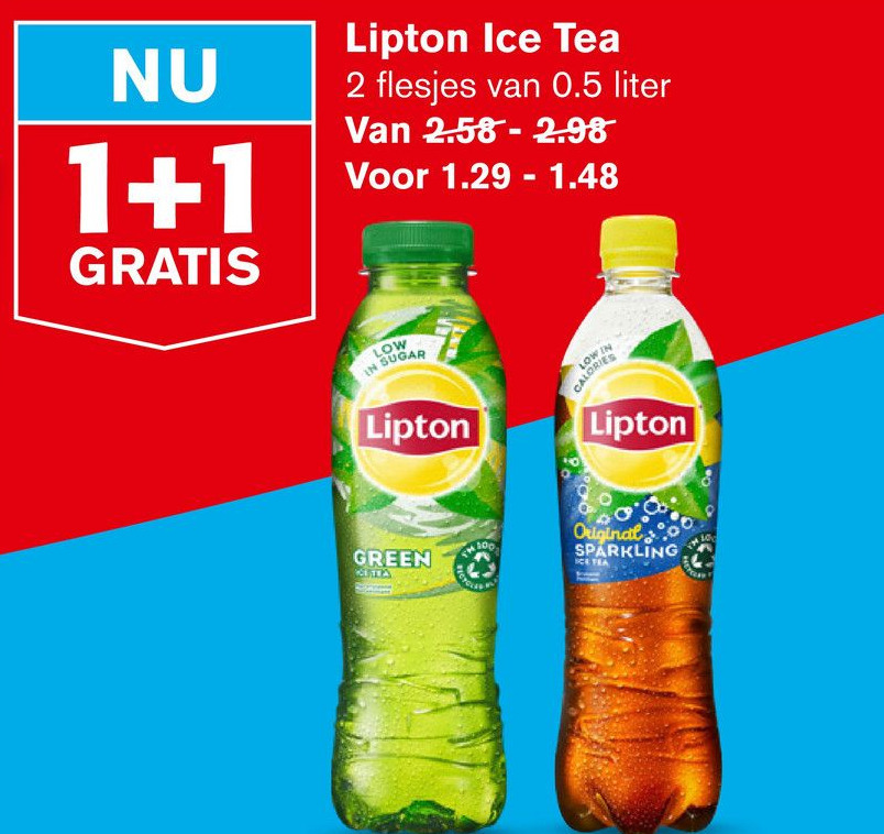 Lipton Ice Tea Aanbieding Bij Hoogvliet