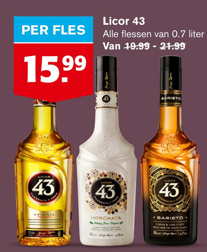 Licor Aanbieding Bij Hoogvliet