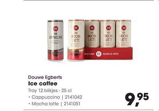 Douwe Egberts Ice Coffee Aanbieding Bij Hanos