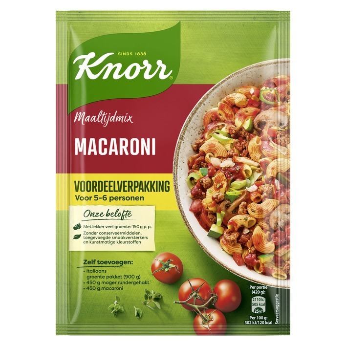 Knorr Maaltijdmix Macaroni Voordeelverpakking Aanbieding Bij Albert Heijn