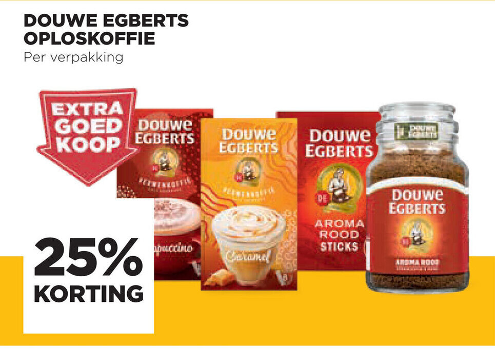 Douwe Egberts Oploskoffie Per Verpakking Aanbieding Bij Jumbo