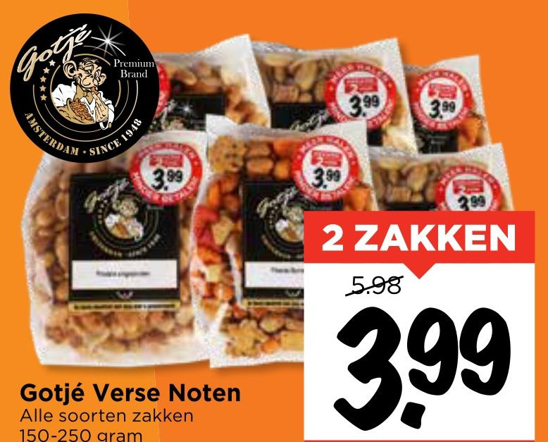 Gotje Verse Noten Aanbieding Bij Vomar