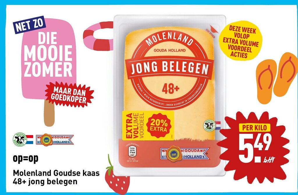 Molenland Goudse Kaas Jong Belegen Aanbieding Bij Aldi