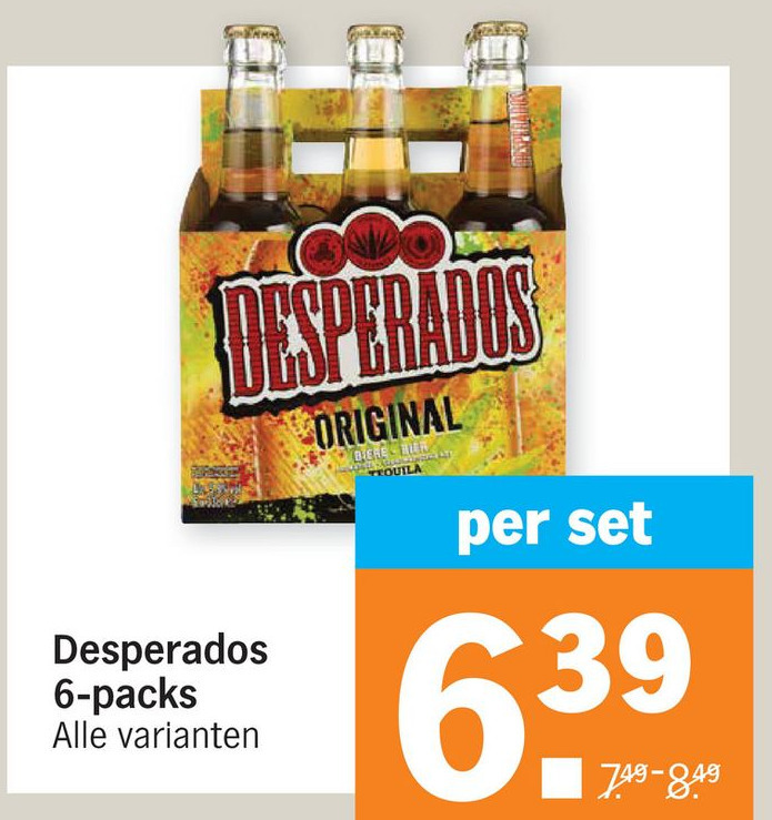 Desperados Packs Aanbieding Bij Albert Heijn