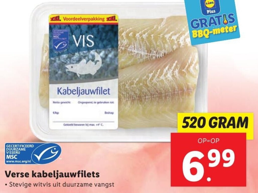 Kabeljauwfilet G Aanbieding Bij Lidl