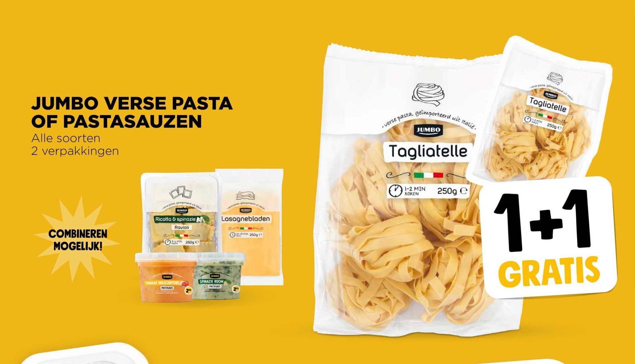 Verse Pasta Of Pastasauzen Aanbieding Bij Jumbo