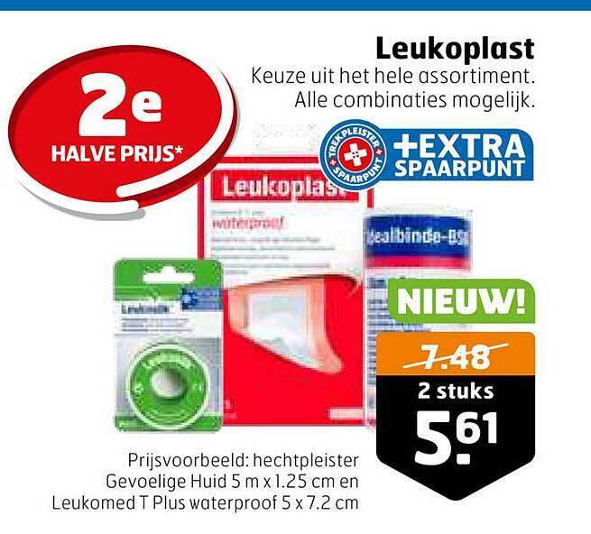 Leukoplast Aanbieding Bij Trekpleister