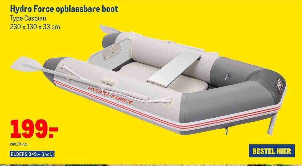 Hydro Force Opblaasbare Boot Caspian Aanbieding Bij Makro